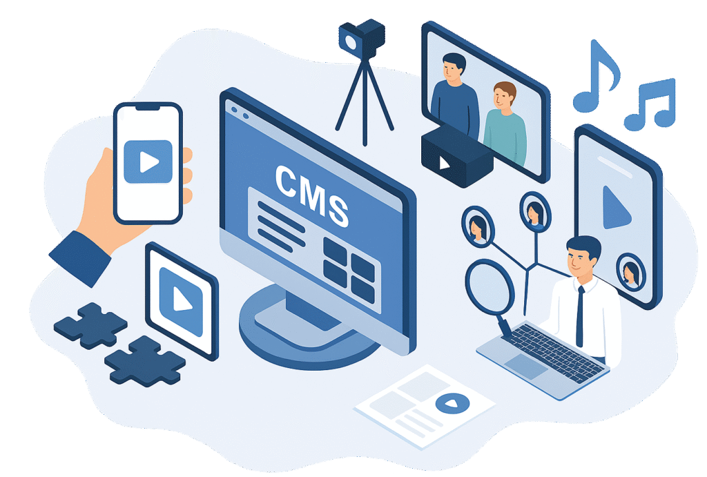 動画配信に必要な機能、すべてこのCMSで!
会員管理・課金・視聴分析までオールインワン